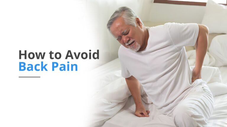 How to Avoid Back Pain