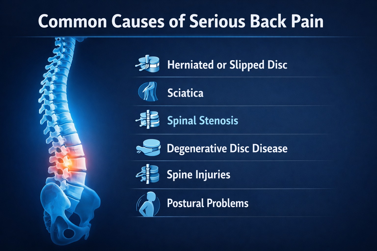 Common Causes of Serious Back Pain