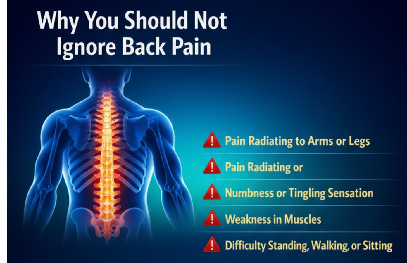 You Should Not Ignore Back Pain