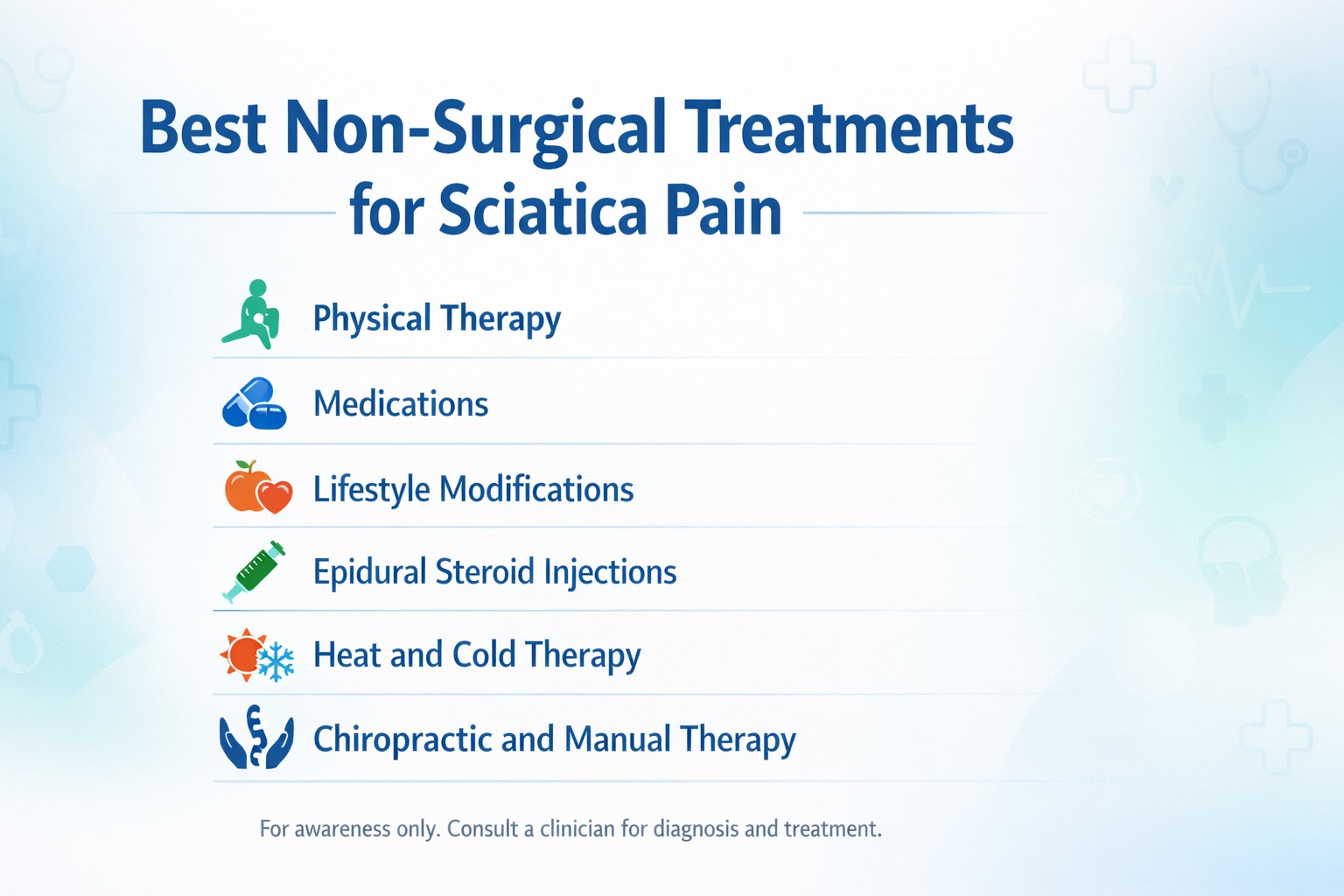 Best Non-Surgical Treatments for Sciatica Pain