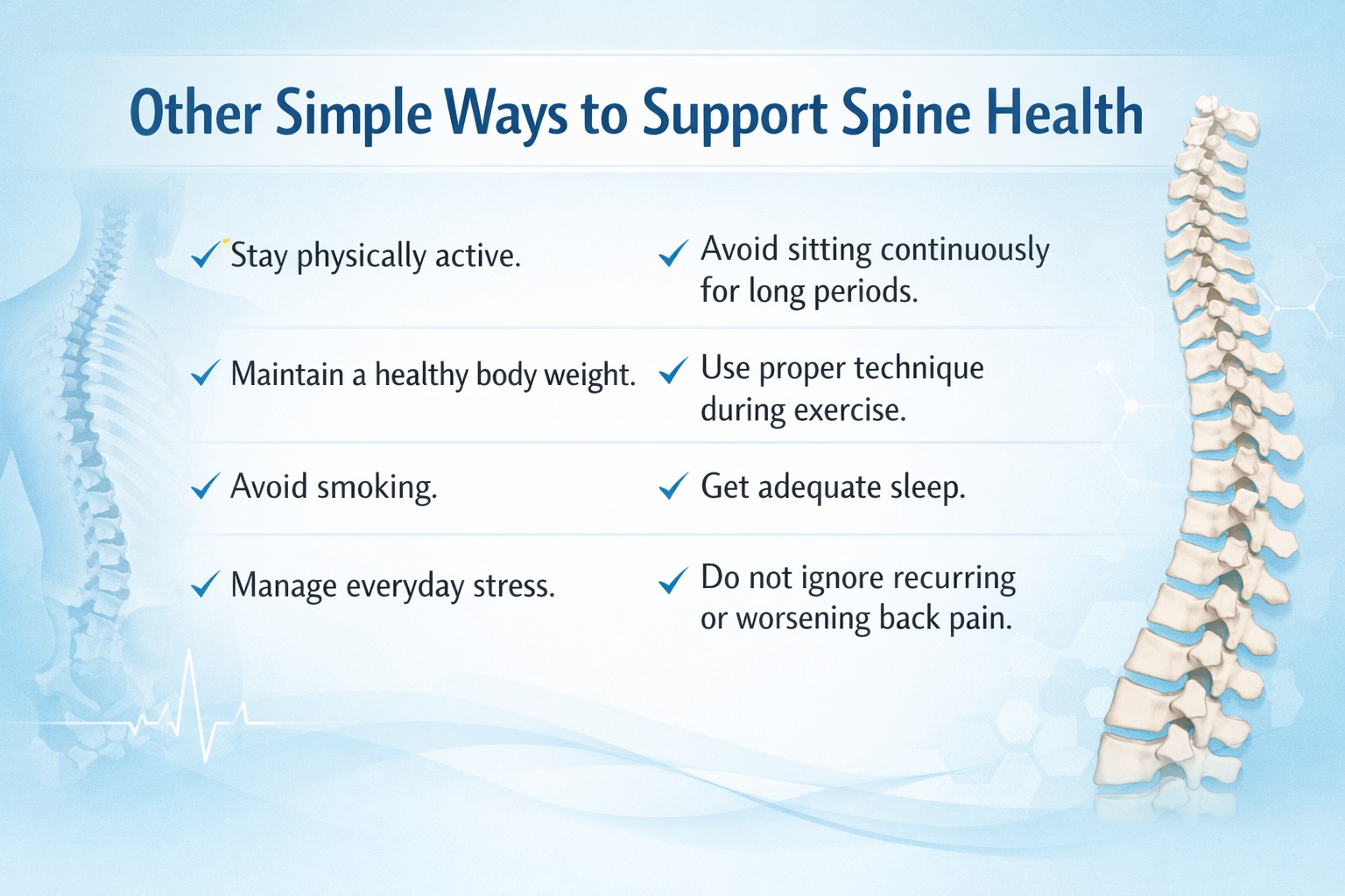 Other Simple Ways to Support Spine Health