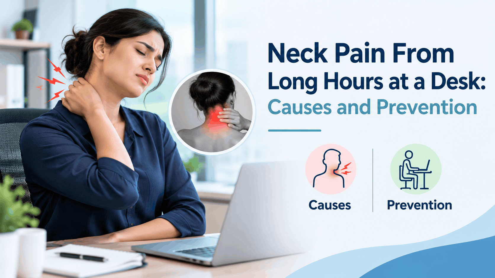 Desk Work Neck Pain_ Causes & Prevention